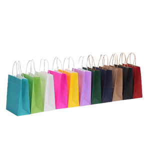 Custom Logo Shopping Gift Takeout Kraft Paper Bag Packaging Paper Bags for Clothing Store - Product Image 2