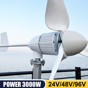 โรงงานจีนผลิตกังหันลมแนวนอนประสิทธิภาพสูง 3KW 5KW 10kw สำหรับใช้ในบ้าน 48v 96v 120v 220V กังหันลมพลังงานใหม่ - Product Image 4