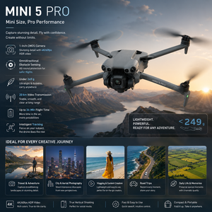 <span class=keywords><strong>Mini</strong></span> 5 <span class=keywords><strong>Pro</strong></span> Dron Ligero <249g |   Cámara CMOS 4K de 1 Pulgada para Dron RC FPV con Seguimiento Inteligente |   Venta al por Mayor de Drones - Product Image 2
