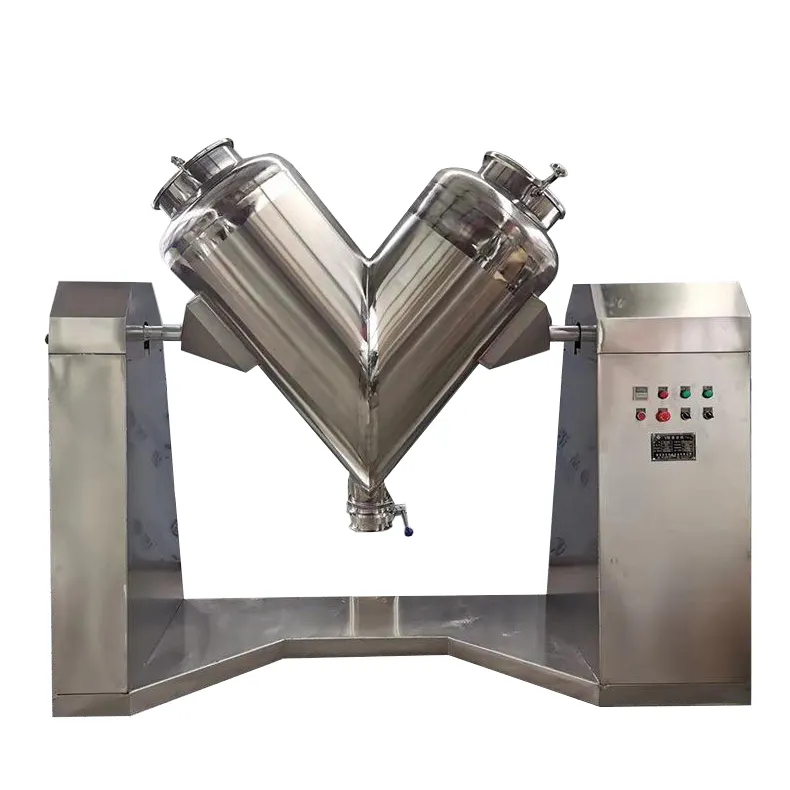 Máquina mezcladora de polvo de mezcla tipo V LIANHE Mezclador de polvo químico seco en forma de V