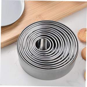 Outils de pâtisserie écologiques, antiadhésifs, en acier inoxydable de qualité alimentaire, emporte-pièces, moules à biscuits, simples, modernes, de haute qualité, tendance - Product Image 3