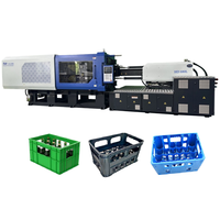 Machine de fabrication de caisses de recyclage de bière HD680L à économie d'énergie, machine d'injection plastique pour caisses de bouteilles de bière, meilleure usine chinoise