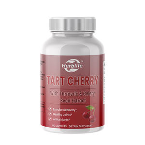 Cápsulas de extracto de cereza ácida 3 en 1 OEM de etiqueta privada con suplementos de semillas de cúrcuma y apio para articulaciones, músculos, soporte para dormir - Product Image 1