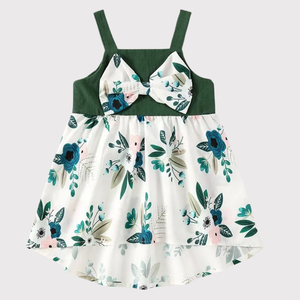 Abiti Lunghi Floreali per Famiglia, Vestiti Coordinati <span class=keywords><strong>Madre</strong></span>-Figlia e Neonato, Abbigliamento Abbinato Mamma e Figlia - Product Image 3