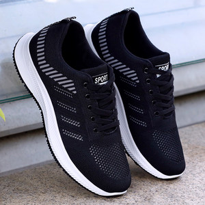Men's Summer Mesh Breathable Lace-up Casual Sneakers <b>Comfortable</b> Low-heeled <b>Work</b> <b>Shoes</b> Plastic Outsole 2023 New Running <b>Shoes</b> - Product Image 2