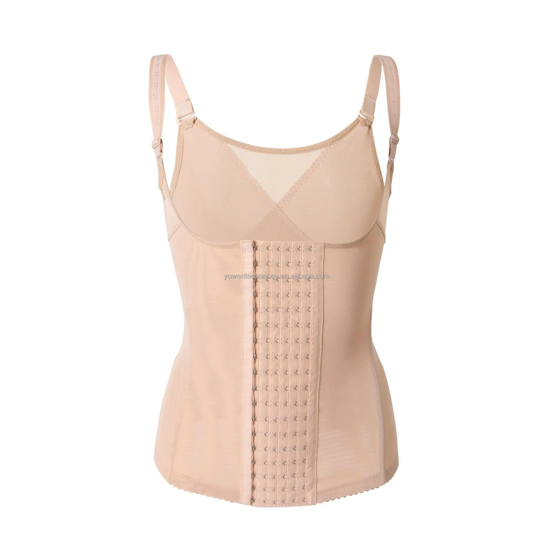 Adjustable Straps Body Shaping Contouring Tummy Control Garment Six-breasted Reinforced Bodice Shapewear for postpartum use