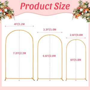 Toptan 6FT Wedding 7.wedding düğün dekorasyon için ucuz Metal demir kemer - Product Image 4