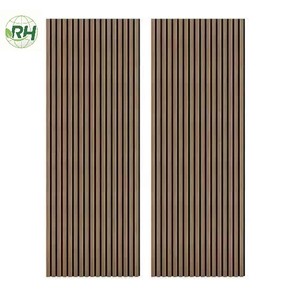 Moderne Innenraum-Holzwanddekoration Schalldämmende 3D-Akupanel-Holzwandpaneele für Hotel-Wohnzimmer-Wanddekoration von Akoestische - Product Image 3
