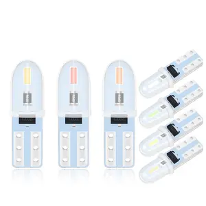 Factory preis auto lichter t5led lampen Auto Car Lights t5 2smd 3014 led lesen lichter blau eis blau farbe LED innen lampen