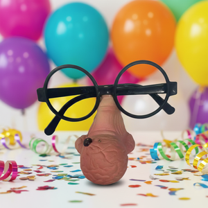 หน้ากากยางสำหรับงานปาร์ตี้ฮาโลวีน พร้อมกรอบแว่นตาแฟชั่น - Product Image 4