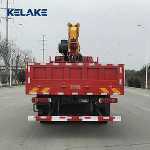 Camion grue Howo 6x4 à prix d'usine avec flèche télescopique hydraulique de 12T 360° °   Grue de levage montée sur camion de transport pour la logistique - Product Image 2