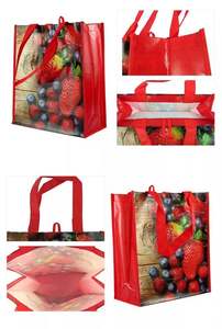 Custom Eco-Friendly Grocery Non-Woven Tote Bag Promotional Reusable PP Laminated Nonwoven Fabric Shopping Bag - Product Image 4