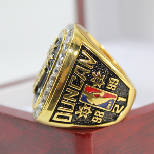1999 San <span class=keywords><strong>Antonio</strong></span> Spurs Campeonato Conmemorativo Baloncesto Anillo Aleación Joyería Moda Fan Ring - Product Image 4