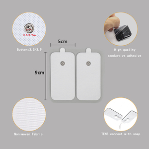 Elektroda <span class=keywords><strong>Tens</strong></span> Tombol Bantalan <span class=keywords><strong>Unit</strong></span> Ems, untuk Peralatan Terapi Fisik, Tempelan Elektroda Snap Puluhan Elektroda Bantalan - Product Image 2