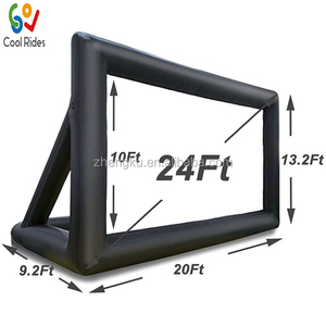 Pantalla de proyección inflable para cine en exteriores, diseño Popular de película de 24 pies - Product Image 2