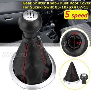หัวเกียร์รถยนต์ 5 สปีด พร้อมปลอกหุ้มกันฝุ่น สำหรับ Suzuki Swift 2005-2010 SX4 2007-2013 ALTO 2010-2015 - Product Image 1