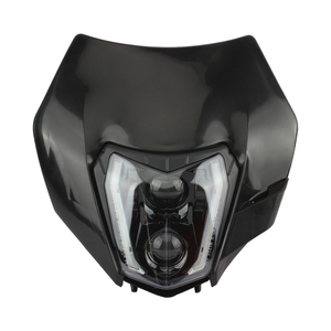Moteur électrique HL128, nouveau, garantie de 3 mois, plaque de phare avant à LED, remplacement de 1 lentille, <span class=keywords><strong>125</strong></span> moto EXC <span class=keywords><strong>SX</strong></span> 250/300, carénage <span class=keywords><strong>Enduro</strong></span> - Product Image 1
