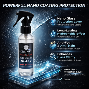 Spray de Revestimiento Hidrofóbico para Vidrios 120ml, Repelente de Lluvia y Suciedad, Revestimiento Nano para Parabrisas, Tratamiento para Vidrios de Automóviles, Antilluvia, Visión Clara - Product Image 2