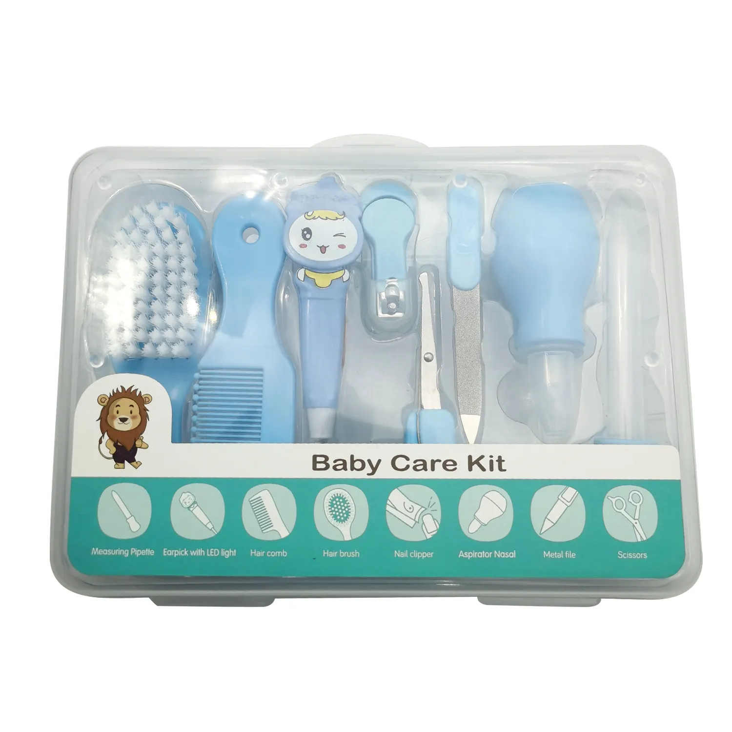 8PCS New Born Baby Grooming Nail Kit Portable Baby Health Care Essentials Set