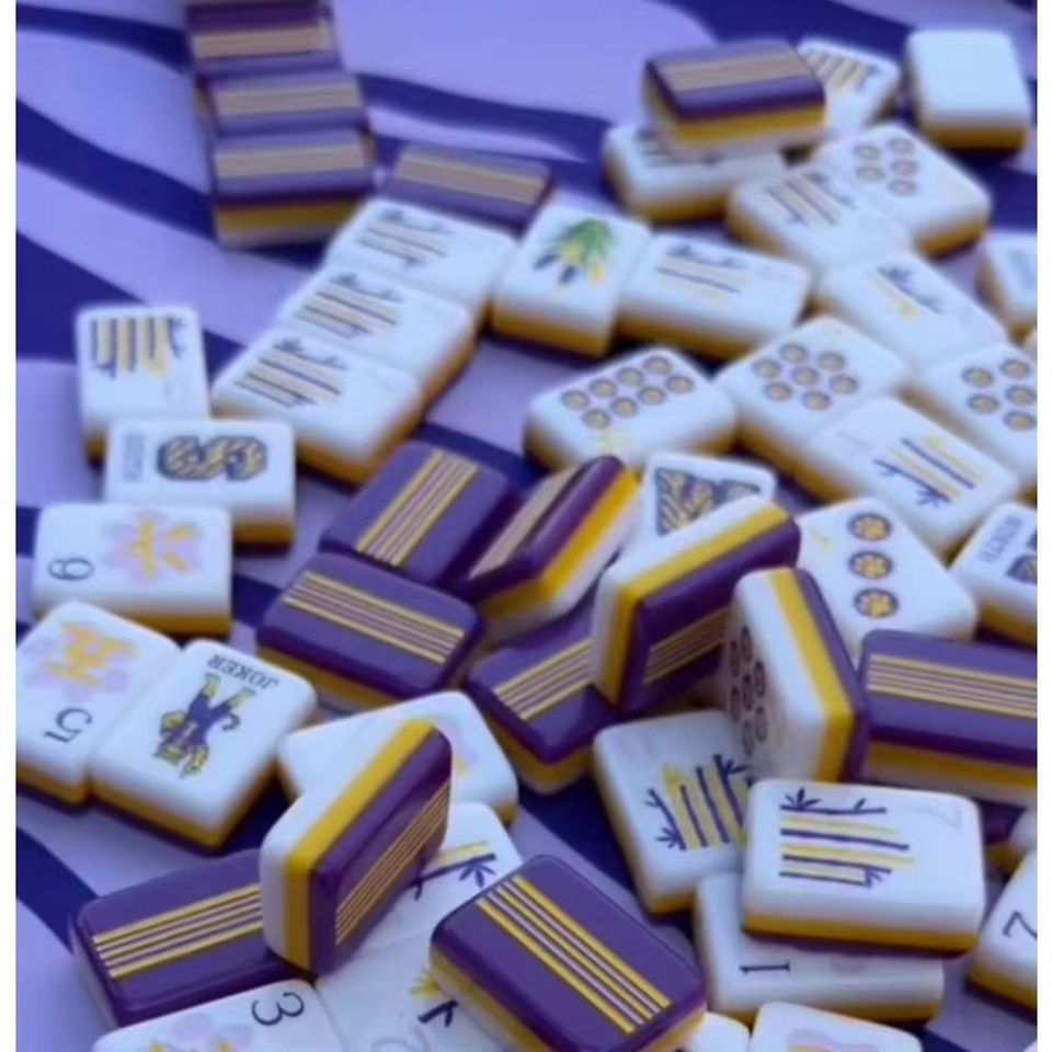Mardijong tiger tiles mahjong tiles acrylic luxury 160 Mahjong Tiles ...