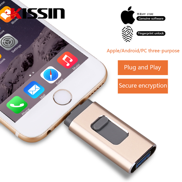 3 in 1 OTG Cloud Storage USB Stick 4GB 8GB 16GB 32GB 64GB Pen Drive 128GB USB Flash Drive 3.0