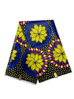 Tissu Uni 100% Polyester Tissé Super Imprimé Africain Wax pour Textile de Maison