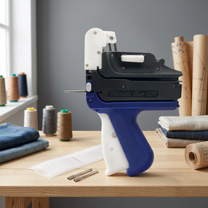 ปืนแท็กพลาสติก รุ่นมาตรฐาน Thimble Gun 101 สีฟ้า ทนทาน พร้อมเข็มแท็กมาตรฐาน - Product Image 1