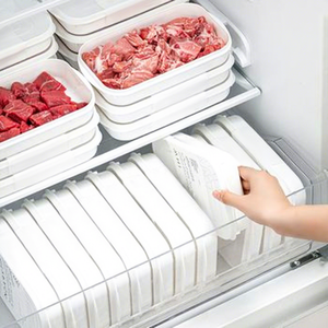<span class=keywords><strong>Caja</strong></span> de <span class=keywords><strong>Almacenamiento</strong></span> de Plástico para Refrigerador, para Carne Congelada, Preparación de Alimentos para una Semana, Conservación de Alimentos, Embalaje Especial de Grado Alimenticio - Product Image 1