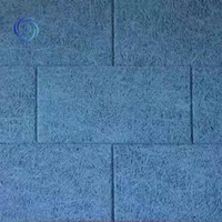 Panneau d'absorption acoustique en laine de bois de forme carrée moderne pour chambre, entrepôt, salle de classe, décoration acoustique intérieure texturée