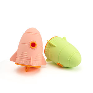 Çevre dostu yumuşak silikon çiğnemek topu bulmaca besleyici dayanıklı eğitim aracı yeni roket tarzı interaktif köpek çiğnemek oyuncak - Product Image 3