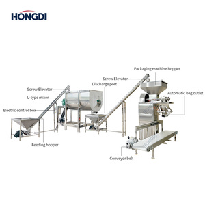 Línea Automática de Mezcla y Envasado de Detergente en Polvo, Transportador de Tornillo para Empaque Plástico, Marca HONGDI, Capacidad de 100 kg para Uso Industrial - Product Image 3