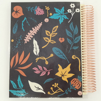 Agenda personnalisable à couverture rigide, reliure spirale, organisateur mensuel, reliure en spirale, mignon, PVC, écologique, agenda personnalisé B5