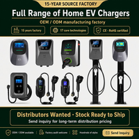Chargeur EV portable 3,5 kW Type 2 CCS2, solution de charge AC compacte pour les appartements au Royaume-Uni