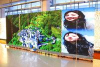 Écran d'affichage LED publicitaire pliable pour intérieur, modèle P1.25, P1.53, P1.86, P2, P2.5