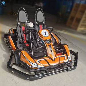 Kart à pédales essence 2 places pour adultes et adolescents, location commerciale, kart de <span class=keywords><strong>course</strong></span> 4 temps, moteur essence 200CC 210CC, haute vitesse, divertissement, 60KM/H - Product Image 5