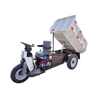 Tricycle électrique basculant mini SE-1.5, direct usine, moteur à engrenages robuste 2500W, capacité 1500kg, camion benne à trois roues pour l'exploitation minière