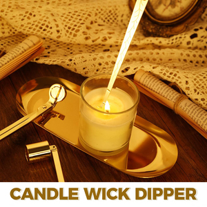 Hot Selling Household Stainless Steel Gold 4-in-1 <b>Candle</b> Care Kit <b>Wick</b> Snuffer Trimmer Set with for Fragrance Accessories - Product Image 4