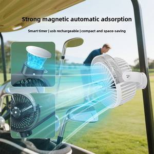 Nouveau ventilateur brumisateur magnétique mural 2026 pour yacht <span class=keywords><strong>de</strong></span> golf, avec affichage numérique, minuterie et batterie externe rechargeable USB pour voiture, bureau et yacht - Product Image 2