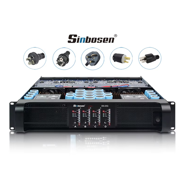 DS-22Q 4 Channels Class Td Outdoor Audio 10000 Watt Stereo Professional Subwoofer Amplifier