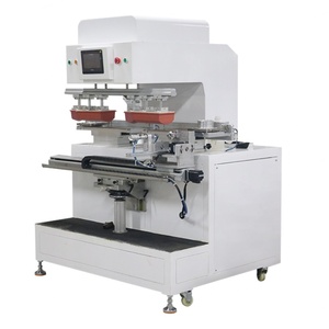 Two-Color High-Accurate Shoe Heel Servo Closed Cup Pad Printing Machine New Design Multicolor Plate Automatic Grade - Product Image 1