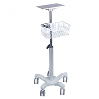 Chariot réglable de moniteur de matériel médical IN-PT chariot médical mobile intégré de support de moniteur de chariot d'ordinateur