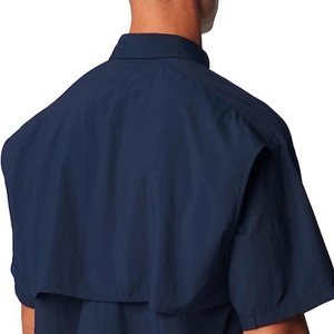 Chemises de pêche pour hommes avec votre propre design, protection UV UPF50, vente en gros de chemises de pêche - Product Image 3