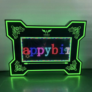 앱 디지털 스크린 메시지 보드 LED 사인 LED 병 조명 아크릴 디스플레이 스탠드 파티용 랙 - Product Image 5