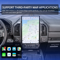 Radio Estéreo para Auto Android para Ford Expedition 2015-2022, Reproductor Multimedia Android Auto Carplay, Pantalla Vertical, Navegación GPS