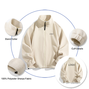 <span class=keywords><strong>Chaqueta</strong></span> <span class=keywords><strong>Polar</strong></span> Unisex con Logotipo Personalizado, Cierre Completo con Cremallera y Cuello Alto, Chaquetas <span class=keywords><strong>de</strong></span> Forro <span class=keywords><strong>Polar</strong></span> Suave <span class=keywords><strong>de</strong></span> Poliéster <span class=keywords><strong>para</strong></span> Hombre - Product Image 2