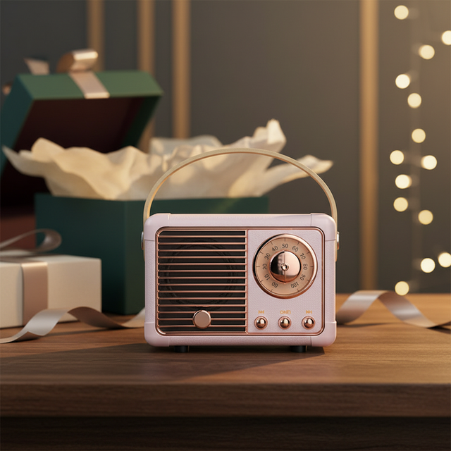 HM11 Creative Retro for Bluetooth Speaker with RGB LED Lighting Portable USB Mini Subwoofer for Mobile Phones for Gifts