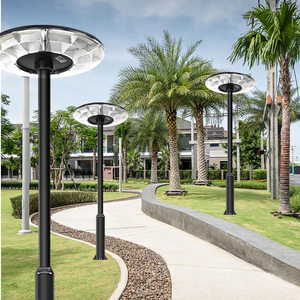 Lámpara de calle solar Sensor de movimiento de inducción de alto lumen Impermeable Integrado Exterior Luminar Road Led Jardín Luces de calle solares - Product Image 1