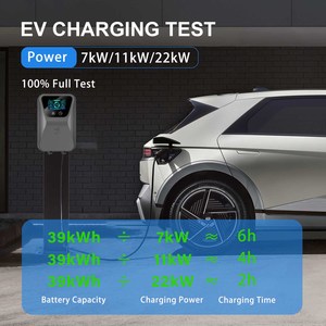 Chargeur de voiture électrique <span class=keywords><strong>domestique</strong></span> RFID AC 11 kW, <span class=keywords><strong>Wallbox</strong></span> Type 2 22 kW, Type 2 7 kW, avec gestion sans fil et équilibrage dynamique de la charge - Product Image 6