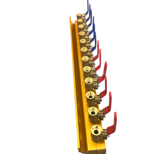 12 <span class=keywords><strong>Way</strong></span> Phân Phối Nước Brass Water Flow Meter Manifold Cho Hệ Thống Làm Mát Nước - Product Image 3