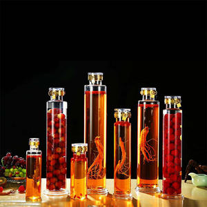 ハイエンド高ホウケイ酸空のガラスワインボトル2ポンド5ポンド家庭用高麗人参ワイングラスボトルワインジャー - Product Image 3